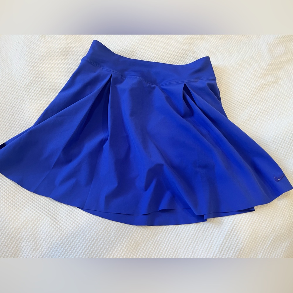 Small blue Nike tennis or pickleball skort